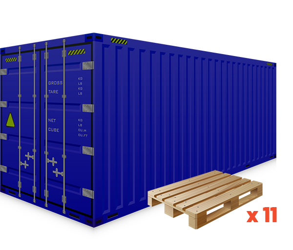 20´ Container  International Seefracht 1:50  NEU  Stapelbar  SEA FREIGHT 